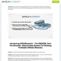 AffiloBlueprint screenshot