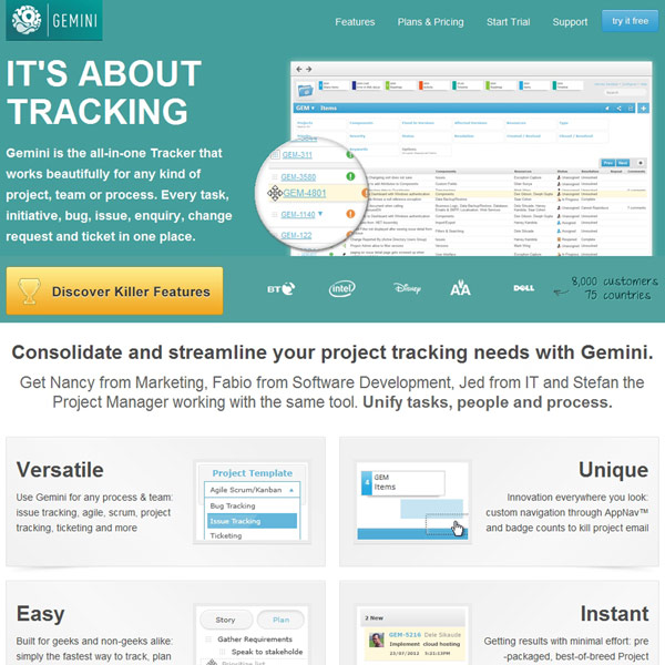 Gemini Homepage