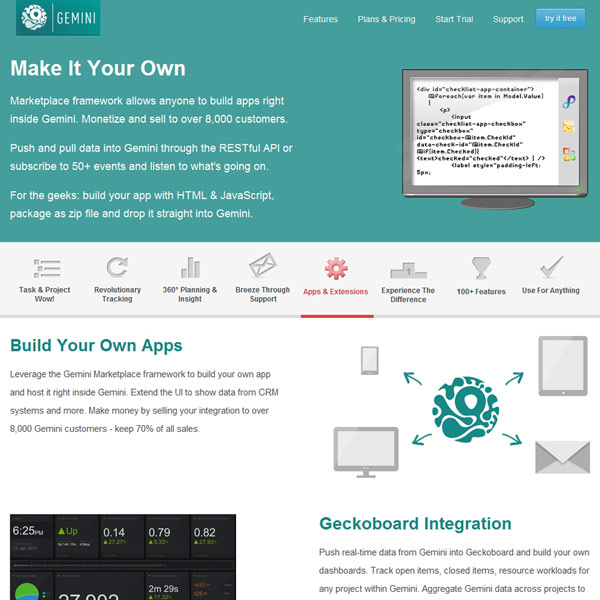 Gemini Exntensibility