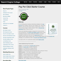 Pay Per Click Starter Course screenshot