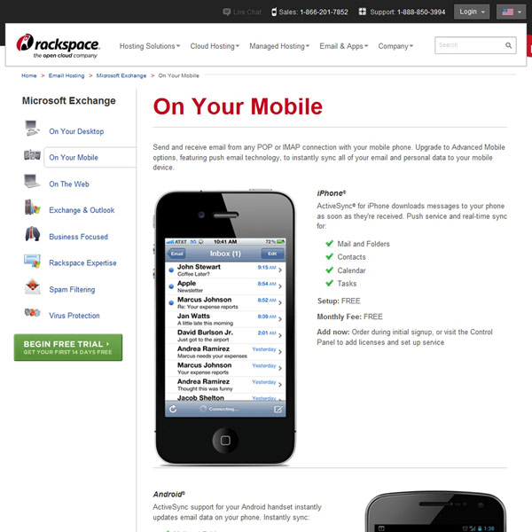 Rackspace On Your Mobile