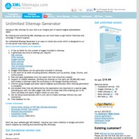 Unlimited Sitemap Generator screenshot